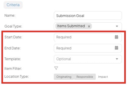 Create a Goal