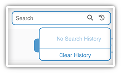 Cleared Search History