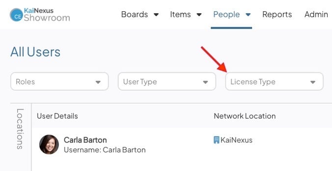 With License Type License Types