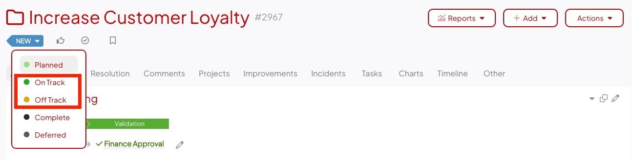 Custom Statuses