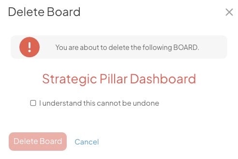 Delete a Board