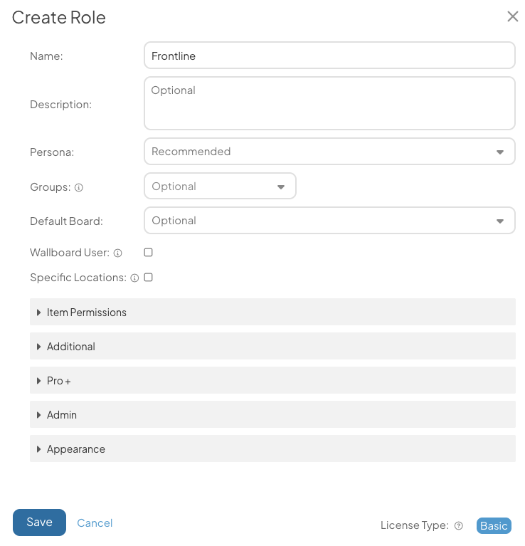 Create a System Role