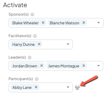 The Activate window with an arrow pointing to the Participating Locations button